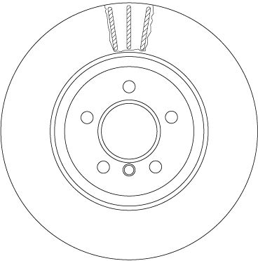 Bromsskiva TRW DF6607S