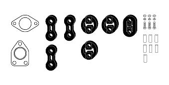 SET MONTARE SISTEM DE ESAPAMENT