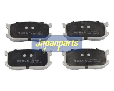 JAPANPARTS Stabdžių trinkelių rinkinys, diskinis stabdys