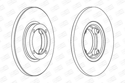 BREMSSCHEIBE CHAMPION 562138CH 1
