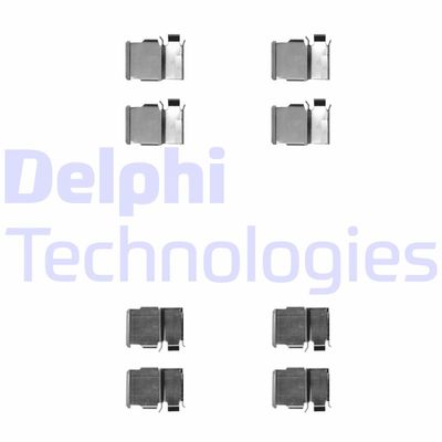 Комплектующие, колодки дискового тормоза DELPHI LX0540 для MITSUBISHI PAJERO