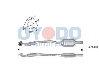 Катализатор Oyodo 20N0095-OYO для OPEL ASTRA
