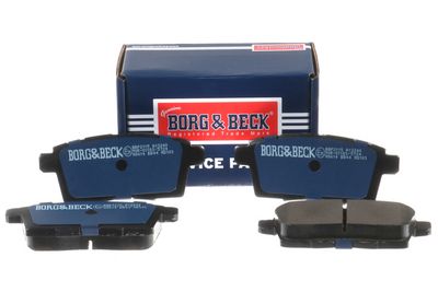 комплект спирачно феродо, дискови спирачки BORG & BECK BBP2115