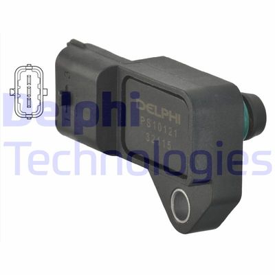 Sensor, insugstryck DELPHI PS10121