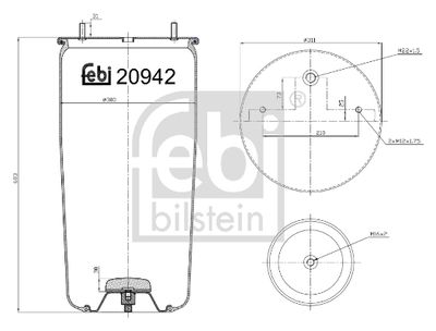 FEBI BILSTEIN Federbalg, Luftfederung