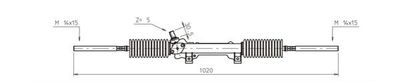 Рулевой механизм GENERAL RICAMBI PE4002 для PEUGEOT 104