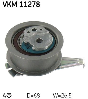Натяжной ролик, ремень ГРМ SKF VKM 11278 для VW CC