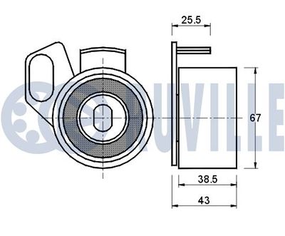 ROLA INTINZATOR CUREA DISTRIBUTIE RUVILLE 540386 1