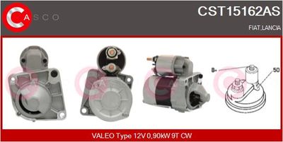 Стартер CASCO CST15162AS для LANCIA YPSILON