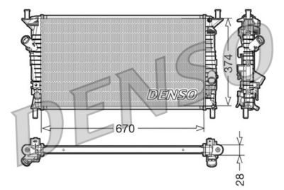 DENSO DRM10074 Крышка радиатора  для MAZDA 5 (Мазда 5)