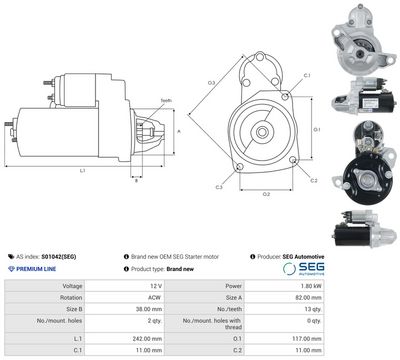 STARTER AS-PL S01042SEG 4