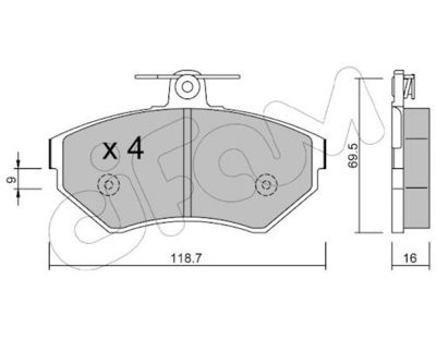 SET PLACUTE FRANA FRANA DISC