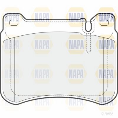 Brake Pad Set NAPA NBP1501