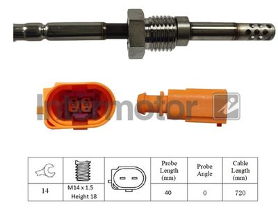 Sensor, exhaust gas temperature Intermotor 27357