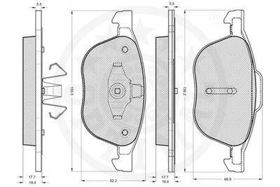 SET PLACUTE FRANA FRANA DISC OPTIMAL 12192 2