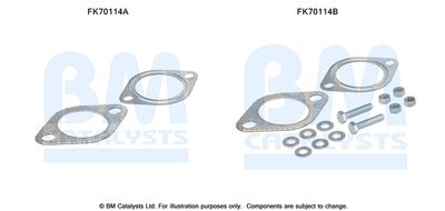 Zestaw montażowy, rura wydechowa BM CATALYSTS FK70114