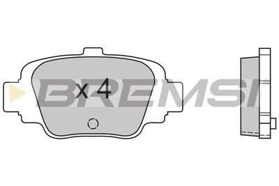 BREMSI BP2560 Тормозные колодки и сигнализаторы  для NISSAN MICRA II (K11) 1.0 i 16V