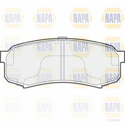 Brake Pad Set NAPA PBP7505