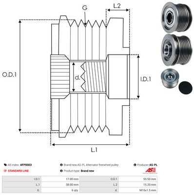 SISTEM ROATA LIBERA GENERATOR AS-PL AFP0003 3