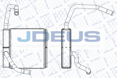 JDEUS M-2120190 Радиатор печки  для FORD RANGER (Форд Рангер)
