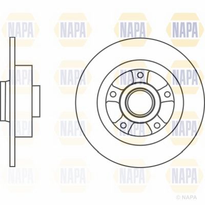 Brake Disc NAPA NBD5422