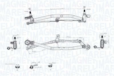 WISCHERGESTäNGE MAGNETI MARELLI 085570731010 2