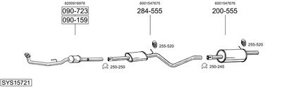 Изпускателна система BOSAL SYS15721
