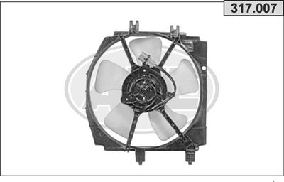 AHE 317.007 Вентилятор системы охлаждения двигателя  для MAZDA PREMACY (Мазда Премак)