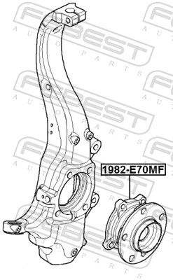 Wheel Hub 1982-E70MF