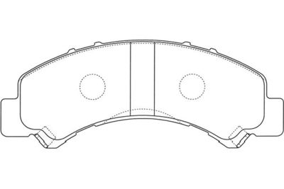 Kavo Parts Stabdžių trinkelių rinkinys, diskinis stabdys