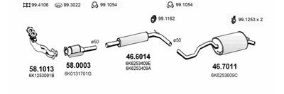 Układ wydechowy ASSO ART2326