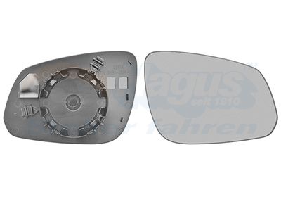Зеркальное стекло, наружное зеркало VAN WEZEL 3726836 для OPEL KARL