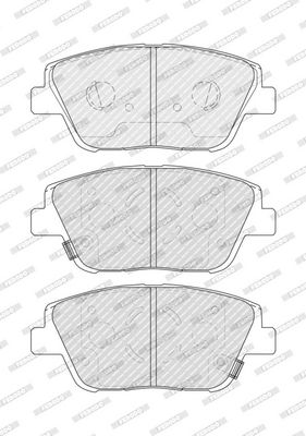 SET PLACUTE FRANA FRANA DISC FERODO FDB4831 1