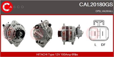 GENERATOR / ALTERNATOR CASCO CAL20180GS