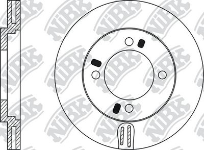 NiBK RN1007 Тормозные диски для HYUNDAI LANTRA II универсал (J-2) 1.9 D