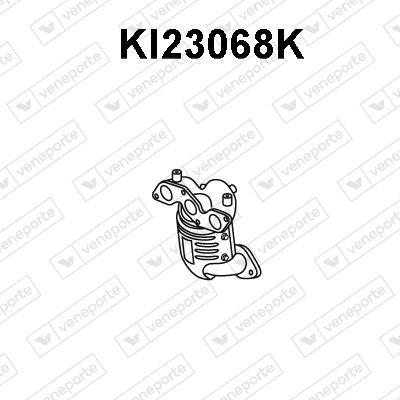 VENEPORTE KI23068K Катализатор для KIA PICANTO (TA) 1.0