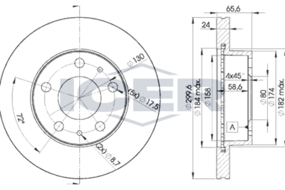 спирачен диск ICER 78BD4682-2