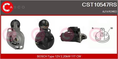 Стартер CASCO CST10547RS для ALFA ROMEO ALFETTA