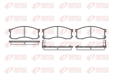 Brake Pad Set, disc brake 0313.02