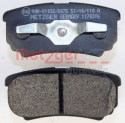 Brake Pad Set, disc brake 1170306