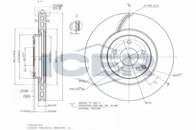 Tarcza hamulcowa ICER 78BD6479-1