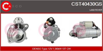 CASCO CST40430GS Стартер  для LAND ROVER RANGE ROVER EVOQUE (L538) 2.2 D 4x4