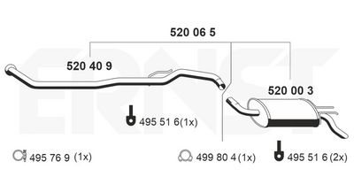 ENDSCHALLDäMPFER ERNST 520065