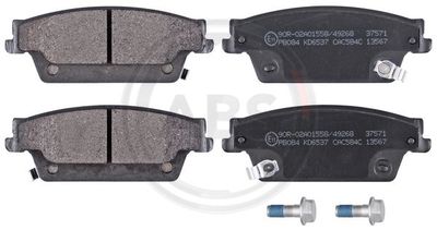 Zestaw klocków hamulcowych, hamulce tarczowe A.B.S. 37571