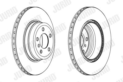 JURID 562523JC Тормозные диски  для BMW X6 (Бмв X6)