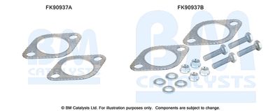 Монтажный комплект, катализатор BM CATALYSTS FK90937 для MITSUBISHI LANCER