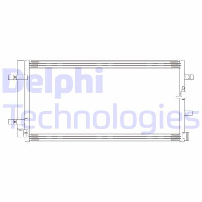 DELPHI CF20307 Радиатор кондиционера  для AUDI Q5 (Ауди Q5)