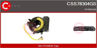 Датчик угла поворота CASCO CSS78304GS для KIA CEED