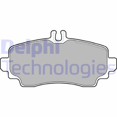 Комплект тормозных колодок, дисковый тормоз DELPHI LP1401 для MERCEDES-BENZ VANEO