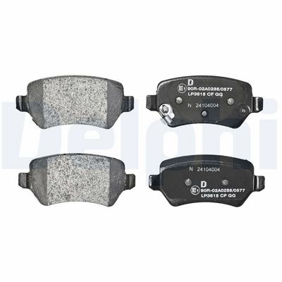 BREMSBELAGSATZ SCHEIBENBREMSE DELPHI LP3615 1